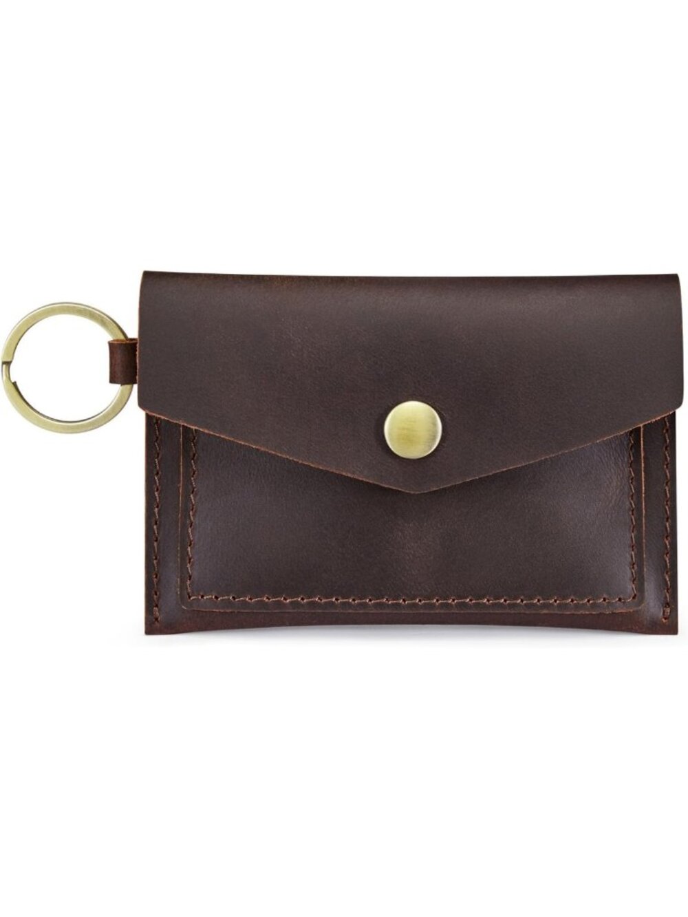 Genuine Leather Mini Purse, Change Pouch & Credit Card Holder Wallet - Stylish